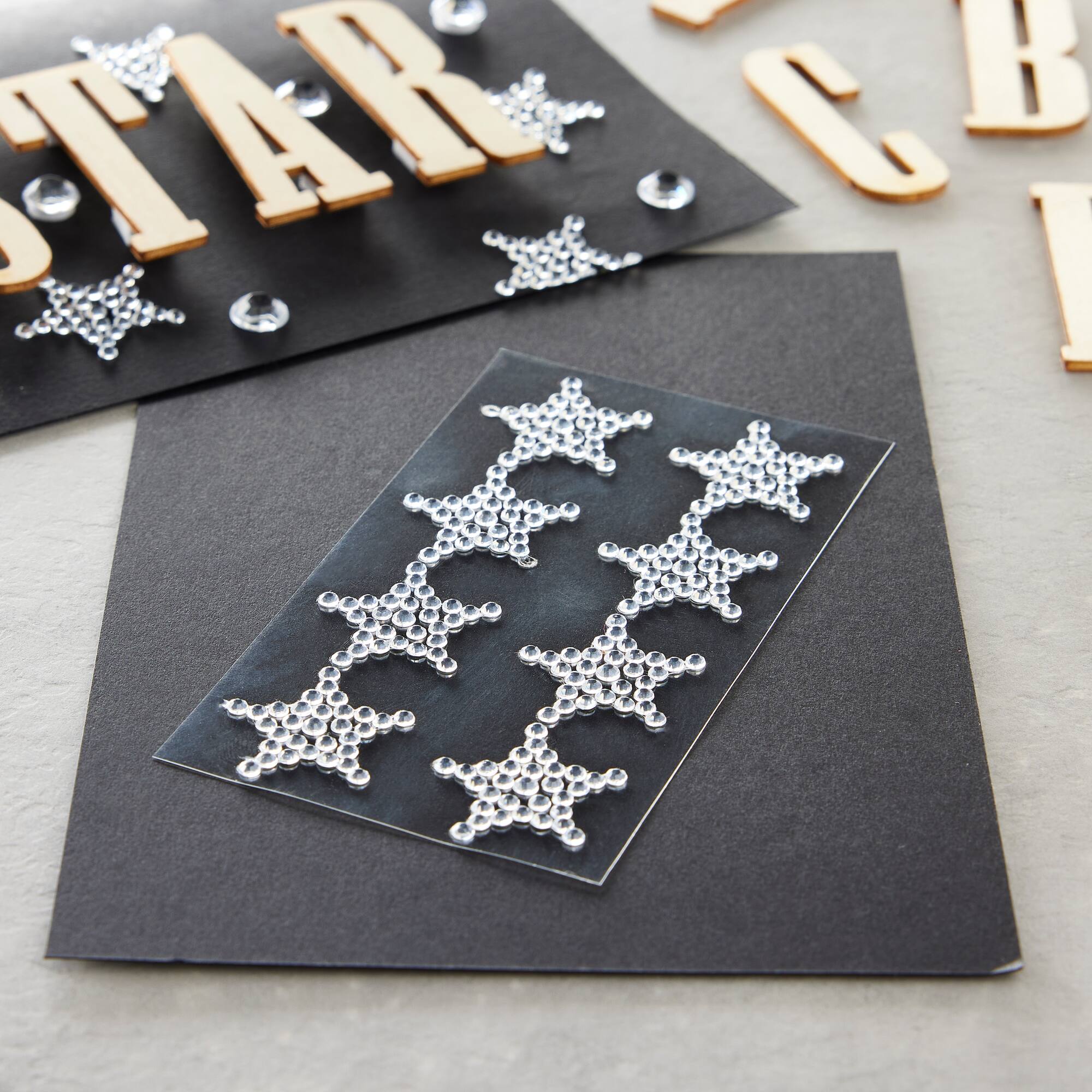 12 Packs: 16 ct. (192 total) Clear Star Bling Stickers by Recollections™